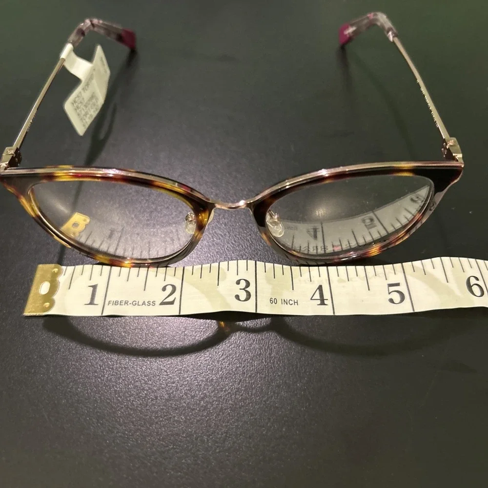 Hard Candy HC57 Eyeglasses Frame Tortoise Gold 51-19-140 NWT